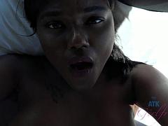 Bambino, Pompino, Di colore, Fidanzata, Sega, Punto di vista pov, Succhiando, Tette