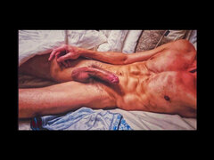 Amatéři, Velké péro, Stříkání spermatu, Masturbace, Nahé, Sólo