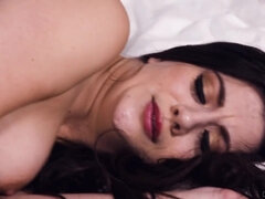 큰 엉덩이, 큰 가슴, 흑갈색 머리, 가슴이 큰, 음경, 하드코어, 보지, 젖가슴