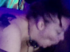 Amatør, Stor svart kvinne, Par, Raseblandet, Hushjelp, Slave