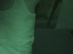 Amateur, Americano, Al aire libre, Pov, Fumando, Chorro