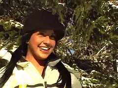 Braunhaarige, Fetisch, Flashen, Gruppe, Hardcore, Im freien, Jungendliche (18+), Titten