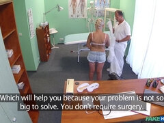 素人, 医者, ヨーロピアン, なめる, オフィス, 小柄, オマンコ, ユニフォーム