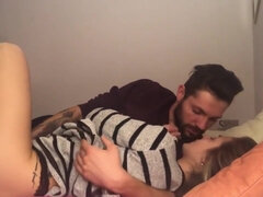 Real couple has real sex. (With friends in the next room)