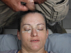 Amatør, Amerikansk, Bukkake, Ældre kvinde