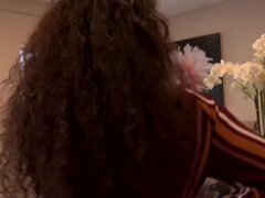 Noire, En levrette, Seins naturels, Petite femme, Piercing, Pov, Chatte, Adolescente