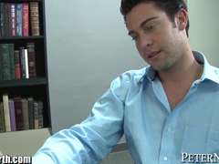 PeterNorth MUMMY Nailed Doggystyle Over Desk