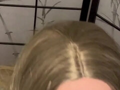 Leie, Blondine, Blasen, Dildo, Pov