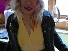 Enthousiasteling, Amerikaans, Fetisj, Ladyboy, Buiten, Alleen