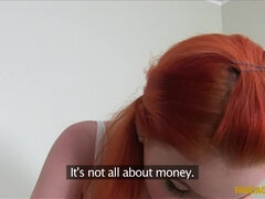 POV Casting - Redhead Gets FastAndEasy Money For A Quick Fuck With Agent