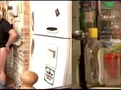 Milena fucking in kitchen: Big Tits, Blowjob  Latina Porn