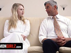 Horny Teen Gets Caught Lying About Breaking The Law Of Chastity By Her Superior