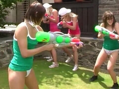 18, 큰 가슴, 핑거링, 키스, 랑제리, 수음, 빼빼한, 스트리핑