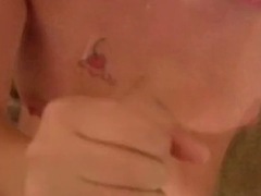 Redhead MILF loves to give sloppy blowjobs and cumshots