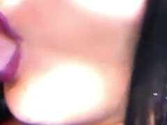 Stor svart kvinne, Store pupper, Kukk suging, Lubben, Latex, Naturlige bryster, Utendørs, Pupper