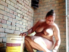 Bad, Wohlbeleibte schöne frauen, Natürlichen titten, Solo