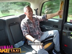 Ava Koxxx slurps on Marcus London's throbbing cock & balls in a backseat car