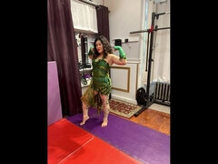 Kimi Chi Interview Session Wrestler