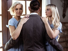 Hatalmas hátsó, Monumentális dákó, Tekintélyes didik, Szőke, Cumizás, Két nő, Vékony, Tini