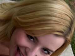 Blondynka, Obciąganie, Hardcore, Hd, Na wolnym powietrzu, Punkt widzenia