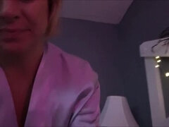 Blonde MILF Brianna Beach Fucks Step Son Before Bed - Big Tits Mom Comes First