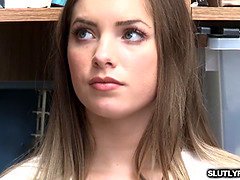 Sucer une bite, Attrapée, Gorge profonde, Hard, Hd, Punition, Chatte, Uniforme