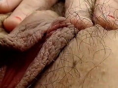 Big Sexy Pussy Lips Playing Huge Labia Closeup