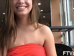 Rumpe, Brunette, Hd, Onani, Naturlige bryster, Fitte, Barbert, Pupper