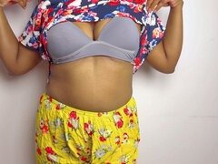 커플, 집에서 만든, 인도인, 보지