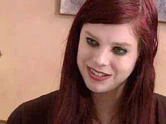 Redhead transgender princess nubile boinked by a depraved guys big cock