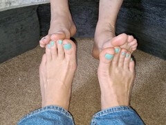 Footing, footsie, shoeless