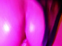 Anal, Consolador, Lencería, Masturbación, Montar, Solo, Medias largas