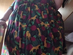 SSBBW Vs Tiny Caravan Doors
