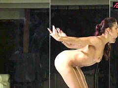 Brunette, Fleksibel, Russisk, Teenager