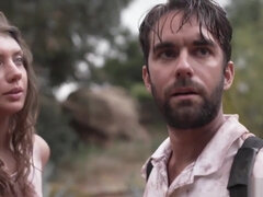 미인, 깊은목구멍, 음경, 머리카락이 많은, Hd, 자연적인, 러시아인, 청소년