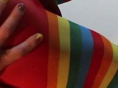 Leie, In den arsch, Grosser kitzler, Fetisch, Masturbation, Zierlich, Dürr, Solo