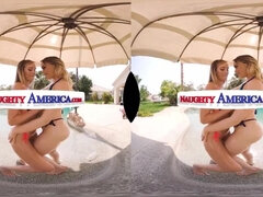 Amerikanisch, Grosser schwanz, Blondine, Vollbusig, Flotter vierer, Reif, Milf, Pov