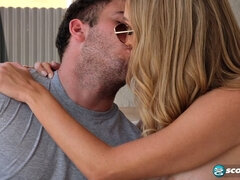 18 jahre, Grosse titten, Blondine, Blasen, Spermaladung, Reif, Milf, Im freien