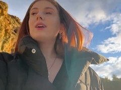 Sensational beach blowjob with busty amateur couple - their friends can't believe their eyes!