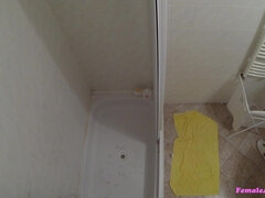 Enthousiasteling, Lieveling, Badkamer, Europees, Vrouw, Lesbisch, Douche, Slet