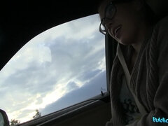 Amatør, Kukk suging, Dype svelg, Penger, Utendørs, Synsvinkel, Offentlig