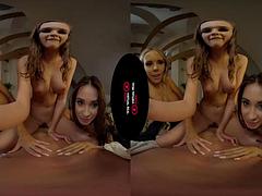 Dreidimensional, Grosse titten, Braunhaarige, Flotter vierer, Gruppe, Hardcore, Realität, Titten