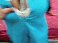 Indian Wife Veni's Big Milky Tits Sucked by Hubby - Homemade Desi Couple Fun