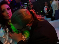 Hot Costumed Sex Party in the Night Club