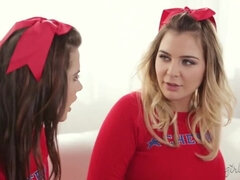 Keisha Grey, Blair Williams, & Samantha Rone in Lusty Co-Captains - A Lesbian Lingerie Fantasy