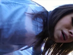 GF Bends Over Car And Does Assfucking 1 - Lets Try Butt Sex