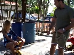 Anal, Loiroa, Hardcore, Ao ar livre cartaz de rua outdoor, Hermafrodita andrógina, Tetas