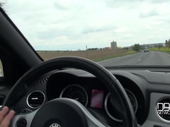 Stora tuttar, Avsugning, Tjeckisk, Naturliga tuttar, Utomhus, Pov