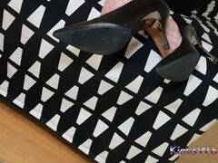 High Heels & Fishnet Fantasy - up-close Teasing