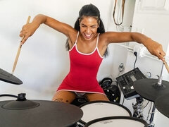 Stor pik, Pik sutte, Hundestilling, Sort, Imellem racer, Slikning, Mager, Tatovering